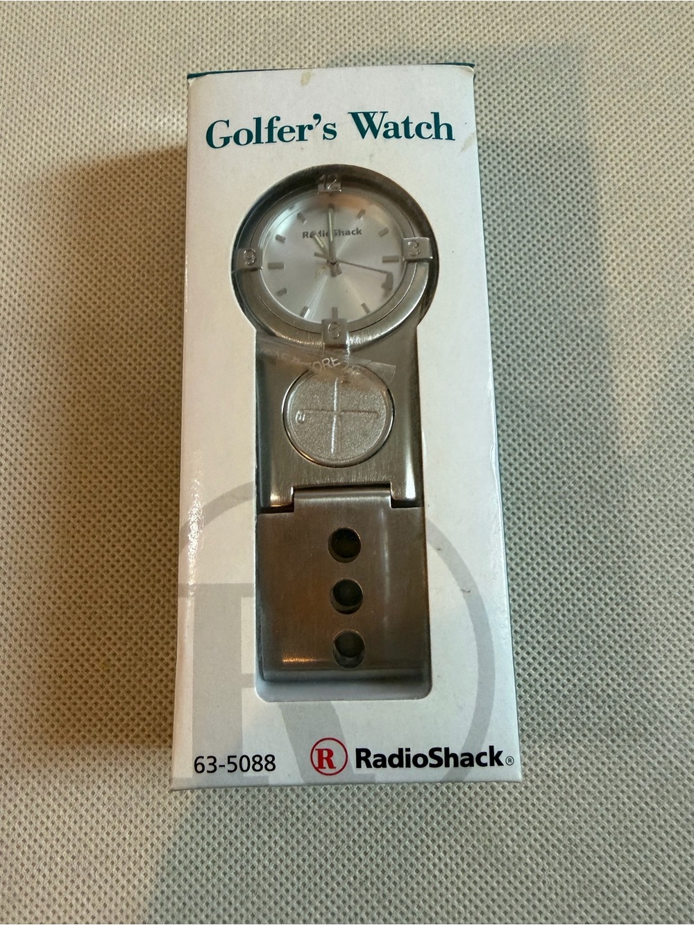 RadioShack Golfer's Watch Clip-On in Silver